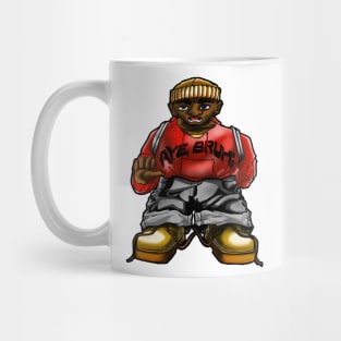 Bruh-tha Man Black & Yellow Mug